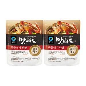 청정원 맛선생 꽃게새우국물내기한알 120g(4g, 30입), 2개