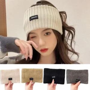 봄 가을 겨울 골지 니트 와이드 넓은 헤어밴드 세안밴드 운동밴드 머리띠 두꺼운
