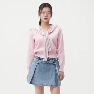 라인 세일러 숄세트 가디건 AR1KG261