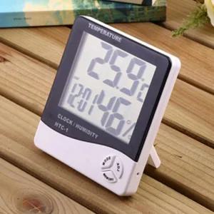 디지털 온습도계 시계 알람 탁상용 온도계 습도계