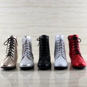 슈띠끄 수제 여성 댄스화 라인 댄스 부츠 사교 스포츠 방송 펄가죽 맞춤 수제 SWD2223