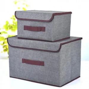 세트 차골색상 패브릭 옷장 수납박스 필수템 2P (49MUb)