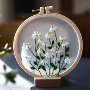 [콩심팥심]십자수 세트 DIY 자수도안 실 바늘 포함 구성