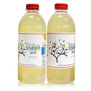 맑은em원액 1리터2병 이엠 가정용 악취제거 em원액 발효액