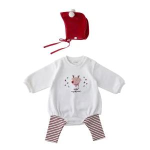 [밍크뮤] 러블리루돌프SET바디슈트 (34C70-675-02)