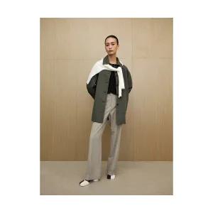 에잇세컨즈 8SECONDS 칼라넥 하프 트렌치 코트 카키 32593TLY1H 213124