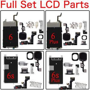 풀세트 LCD 부품 프론트 카메라 홈 단추 나사 이어 스피커 교체 포함 아이폰 6 6s 플러스