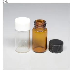 10ml 갈색 투명 유리 바이알 샘플병 100ea 뚜껑검정 10ml바이알병 바이알병 유리약병 샘플병바이알