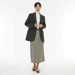 [made by LAP] 세미 A라인 롱 스커트 AP3WS862