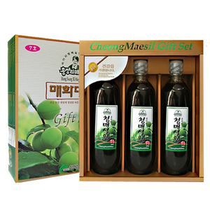 홍쌍리선물세트 청매실원 7호/600ml*3병 홍쌍리매실 매실청 원액