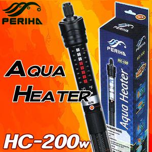 페리하 고급형 히터 HC-200W / 수족관 어항 수조 열대어 구피 거북이 수중 온도조절기 온도계 수온계 히팅