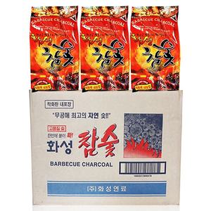 화성참숯 700g x 20개/바베큐숯 캠핑용품
