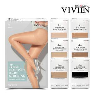 비비안 고탄력 팬티스타킹 5+5
