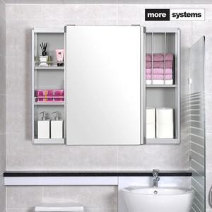 전면거울 알미늄 슬라이딩 욕실장 900X800 욕실수납장 A형