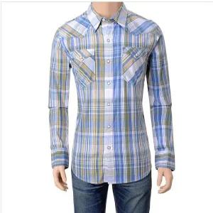 [모다아울렛][리바이스]남-슬림핏 체크남방_DJ