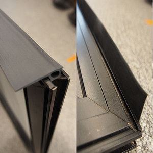 샷시고무, 납작고무, 알루미늄방충망틀PVC날개 1M (색상선택)