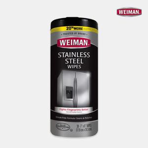 와이만 스테인레스 스텐 냄비 세척 얼룩 제거 티슈형 클리너 30매