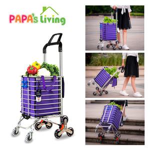 접이식 롤링 핸드카트 쇼핑카트 시장용 손수레 구루마