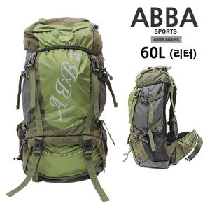 아바 60L 대용량 등산배낭 레인커버 포함 백팩 가방