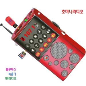 효도라디오 PN99 초미니 블루투스 SD USB 사용 노래반복 녹음기능 mp3 초소형 휴대용라디오 녹음기 FM