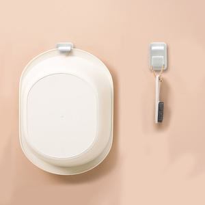 1 + 1 세숫대야걸이 샤워기 다용도 주방 욕실 거치대 벽걸이 홀더 수납 걸이 꽂이 행거 보관 후크