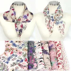 국내제작 쿨 풍기인견스카프 여름쁘띠스카프