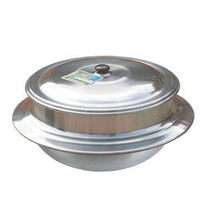 알루미늄 판제솥 14호 (내경지름 46cm) 판솥 양은솥 화덕솥