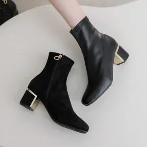 [분홍코끼리](무중력깔창) 레어템 몰드창 삭스 앵클부츠(3/5cm)