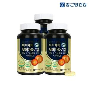 [종근당건강] 아이케어 오메가3 (9개월분) 비타민A 비타민E 혈행개선 항산화 눈건강 눈영양제