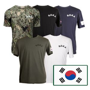 국산 코리아 아미티 군용 로카티 쿨웨어 군인 단체 반팔티(100%국내제작)