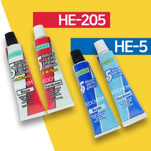 강력 에폭시 접착제 수지 회색 투명 5분경화 하덱스 철본드