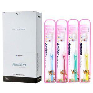 (치과전용) 아미덴 프라임 어린이 칫솔 12개 고급 이중슬림모 초등학생 주니어 키즈
