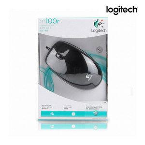 로지텍 M100r 유선 마우스 (정품, 블랙)