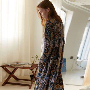 [라페어](김해점) 골드가든 네이비 롱가운 LWRFH404-NY