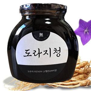 약초인 무설탕 도라지청 프리미엄 650g 국내산 도라지 무방부제 무색소