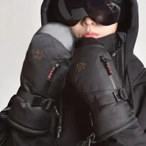 스키장갑 남성 여성 방한 벙어리 스노우보드장갑 터치