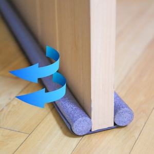 방문틈막이 [외풍차단 문틈막이 발끼임 방지 문틈 커버 문 틈 틈새 방품 바람 막이 소음 빛 차단]