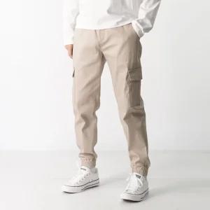 베이직 카고조거팬츠 편한 스판 밴딩 빅사이즈 면 조커 건빵바지 봄 가을