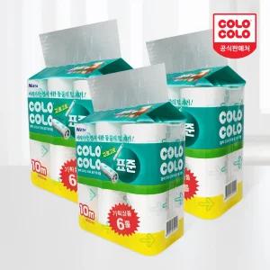 고로고로 표준 돌돌이 테이프 클리너 리필 6입X3개 (10m)