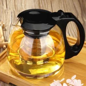 로하티 블랙핸들 내열 티포트 1.1L 홈카페 티타임 차포트