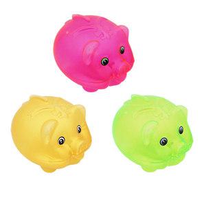 투명 복 돼지 (돼지저금통 소형) 동전 황금 복 저금통