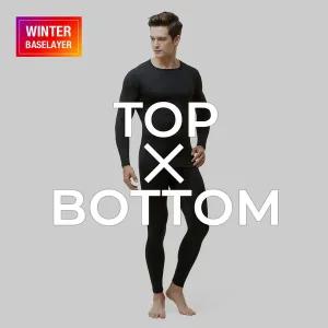 [테슬라] 히트핏 라이트 웜 남성 발열내의 겨울 보온 방한내복 상하세트