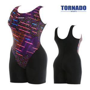 토네이도 여자 실내 3부 수영복 아쿠아복 PQ3499T