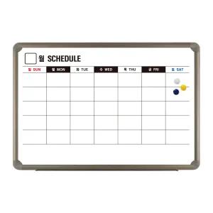 자석 스케줄 보드 한글형 850X1200mm 칠판 화이트보드 보드판 제작 대형 소형