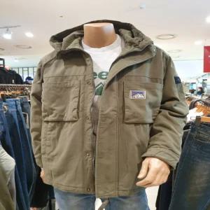 [지프] 빈티지 중합기장 후드 야상 점퍼 GM1JPU143-2