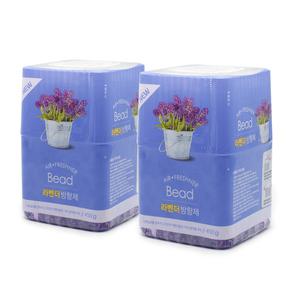 에어프레쉬 겔타입 방향제 450g 라벤더 2개 (냄새제거 차량용 화장실 실내방향제 탈취제)