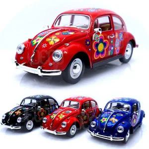 아트박스/킨스마트 1:24 폭스바겐 러브 비틀 미니카 다이캐스트