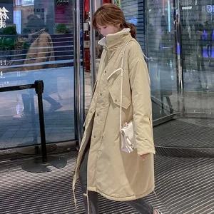 [무드무드] 에뚜이 하이넥 양털안감 야상패딩