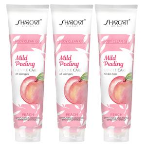 샤카트 페이스 바디 필링젤 310g 복숭아 3개