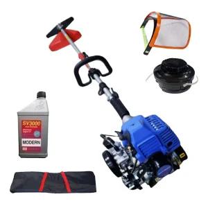 신형 엔진 미쓰비시 메이키 TL231 LPG 부탄 가스 견착식 예초기 벌초기 제초기 미쯔비시 2행정 엔진오일 줄날 안면보호구 포함AP